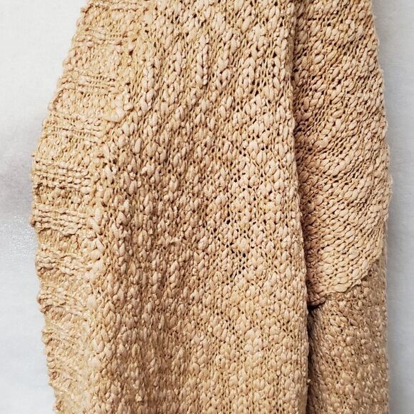 EVELYN Taylor Woman Loose Ribbed Popcorn Knit Open Front Waterfall Cardigan 3X - Picture 7 of 13